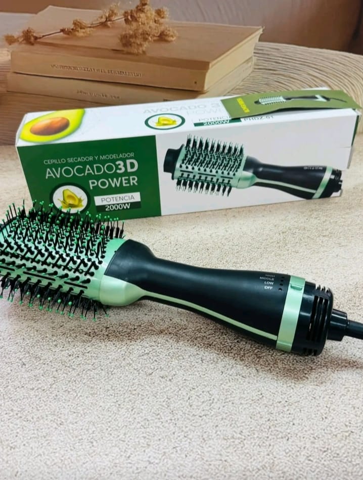 Cepillo secador de aguacate Kali Hair 3 en 1